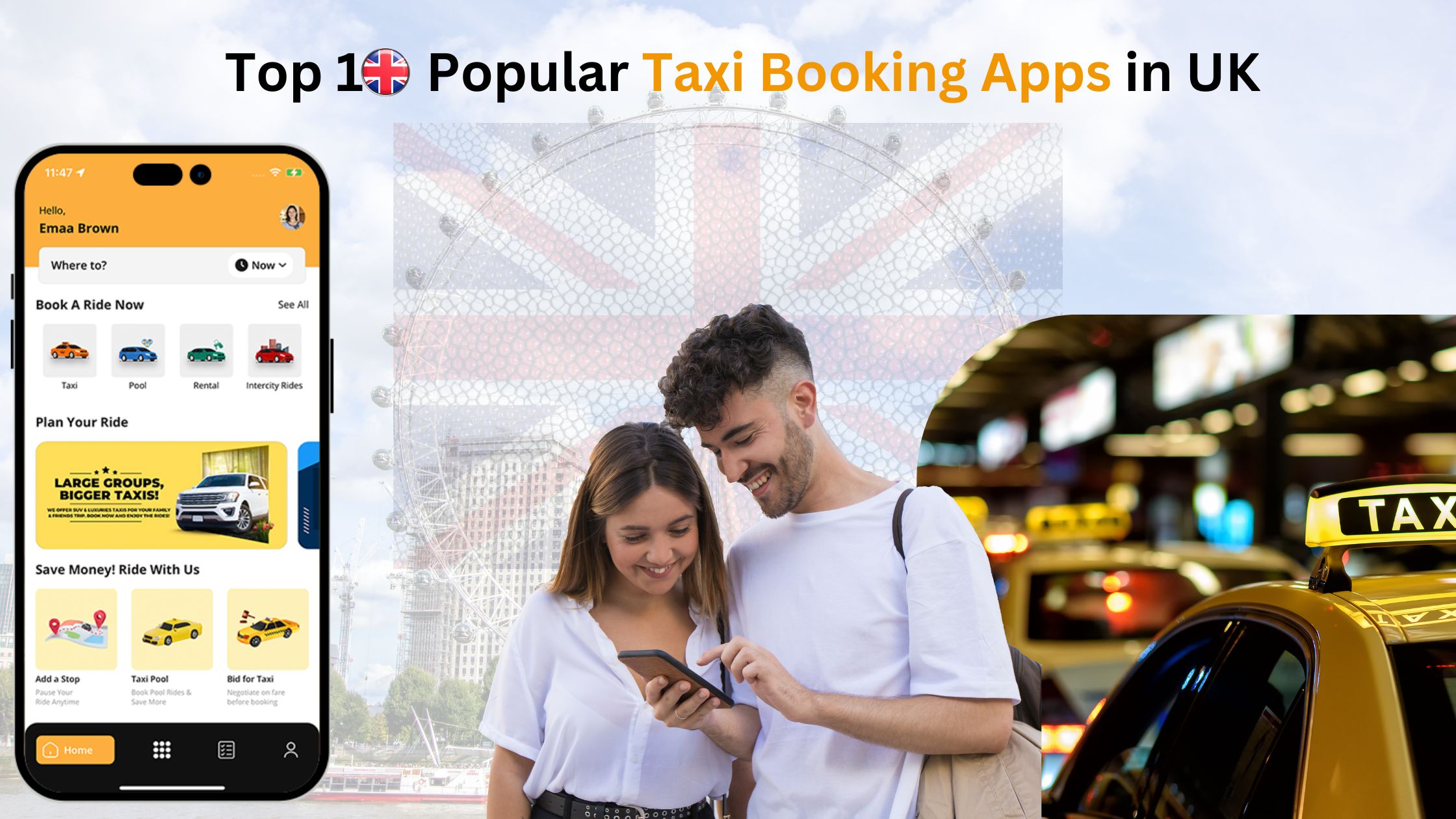 Taxi Booking Apps in UK