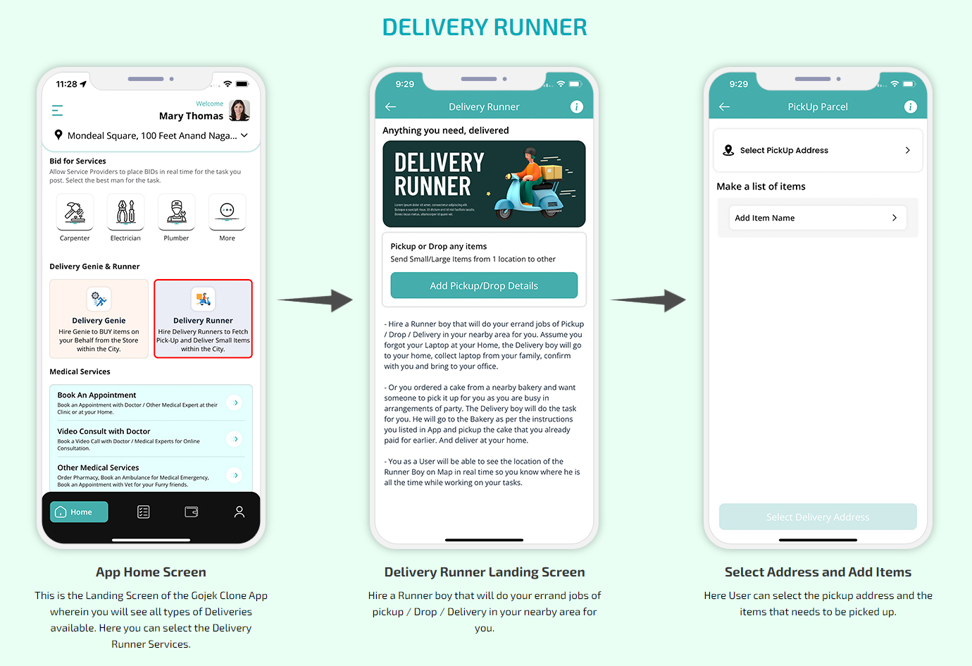 delivery runner