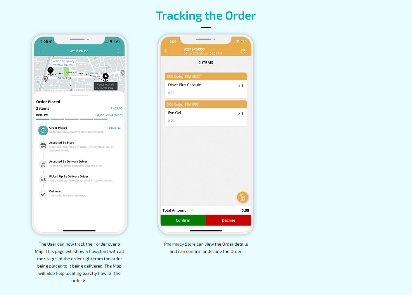 tracking order