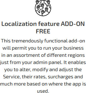 Localization feature