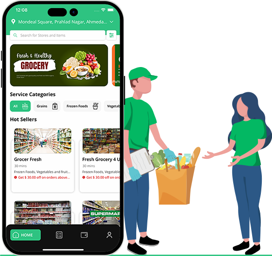 On Demand Grocery Delivery App